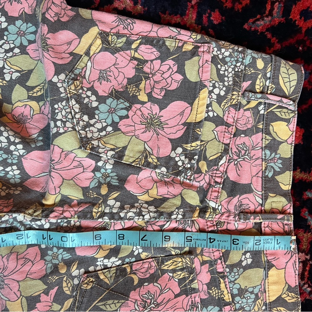 MOTHER | The Hustler Ankle | Cats and Dogs Floral | Sz 31 - Picture 8 of 10